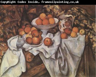 Paul Cezanne Still Life with Apples and Oranges (mk09)